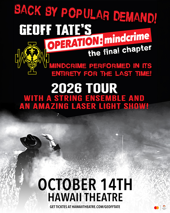 Geoff Tate at the Hawaii Theatre